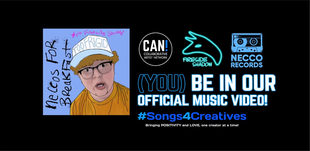 NEW ⭐️ Be IN the MUSIC video! - Too Frigid #Songs4Creatives