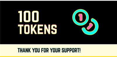 $1 Donation + 100 Tokens