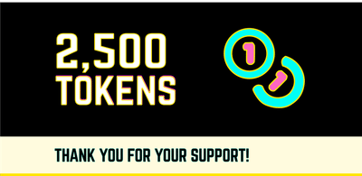 $25 Donation + 2500 Tokens