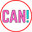 CAN! CREATE badge