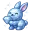 Diamond Bunny badge