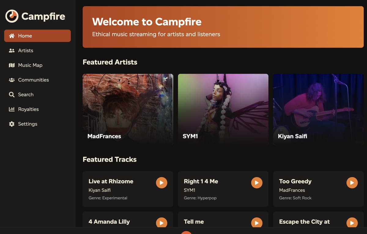 🔥 Campfire 🔥 APP PROTOTYPE!