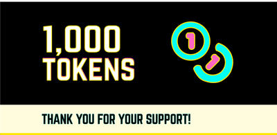 $10 Donation + 1000 Tokens