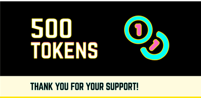 $5 Donation + 500 Tokens