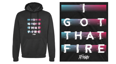 Fire Hoodie (Black)