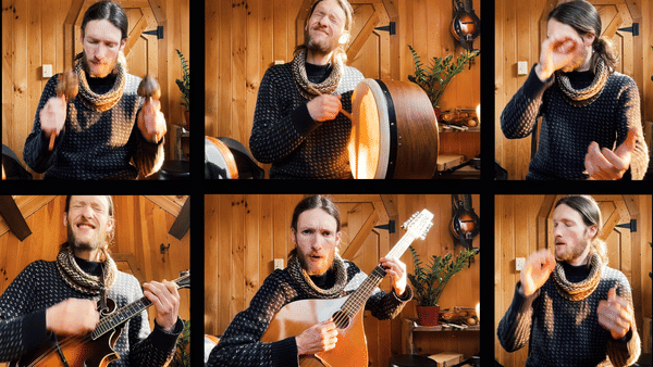 Screenshot from either my Hideaway cover video, or Scarborough Fair - can't remember! :P